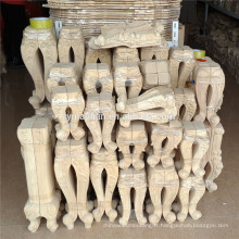 Meuble en bois décoratif sculpté pieds de table / pied de meuble